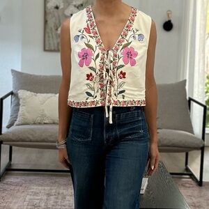 Floral Cream Blouse